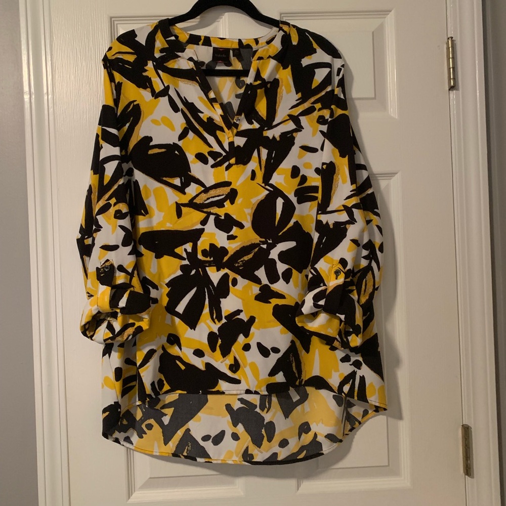 Yellow and black shirt